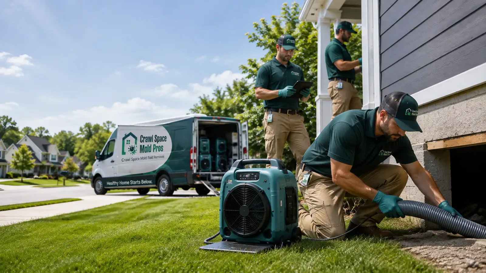 Crawl Space Mold Removal in Merchantville, NJ